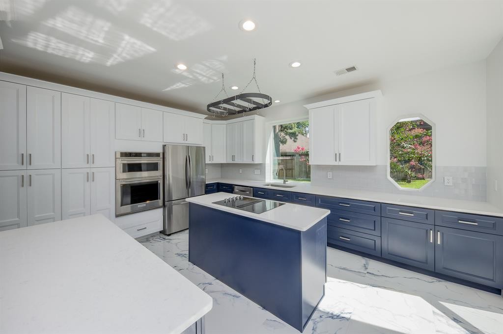 Open Kitchen with Built-In Pantry