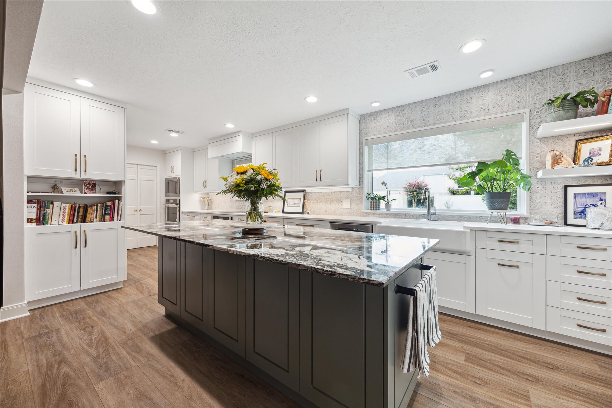 Orchard Hill Kitchen & Laundry Remodel with River Green Onyx